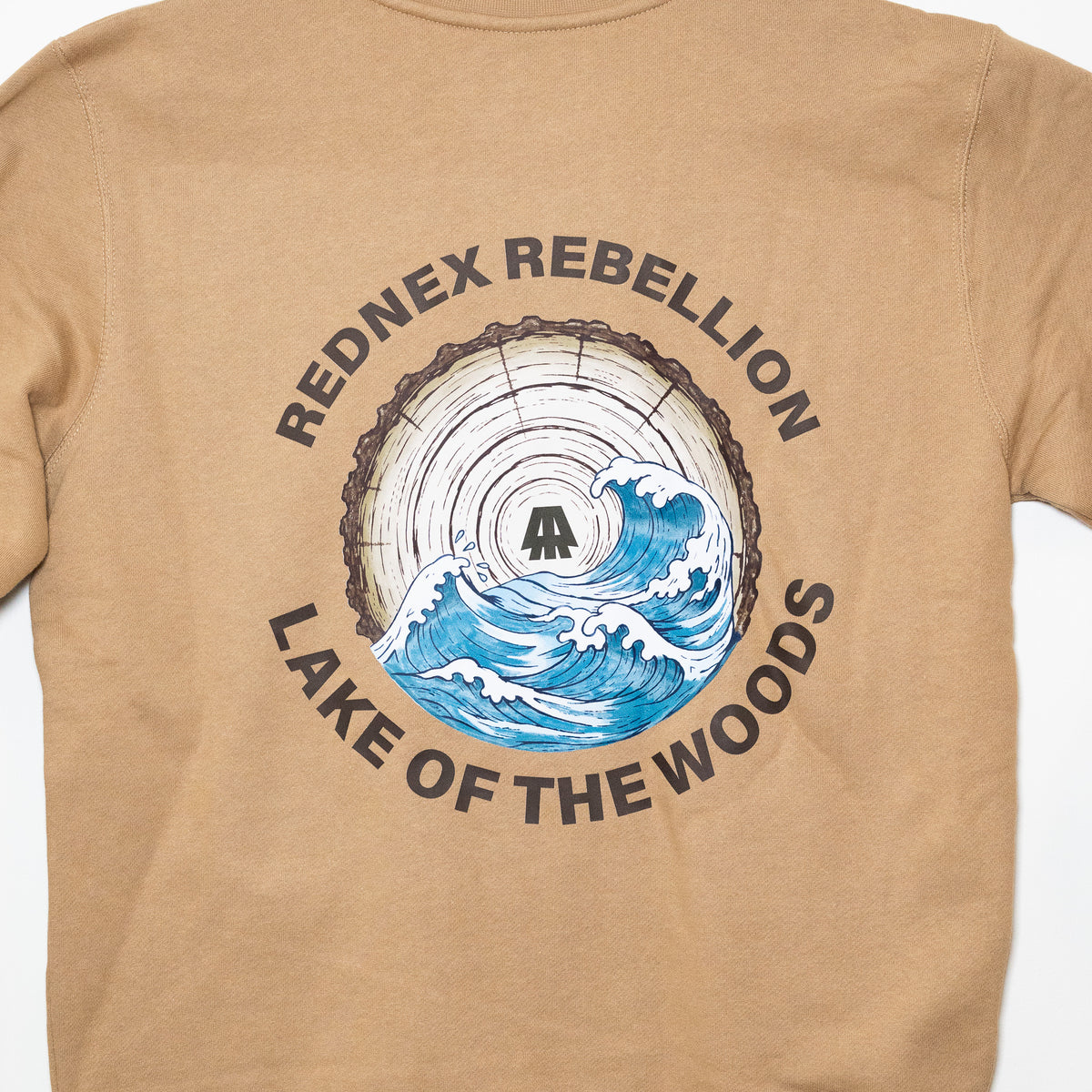 The Great Wave Crewneck - Sand